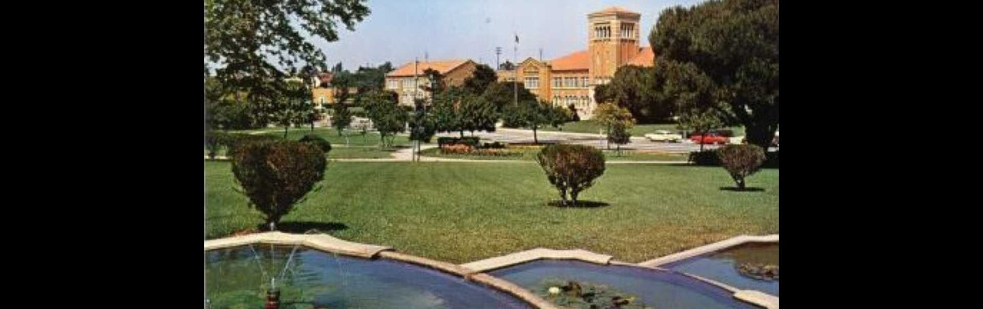 Library Park and El Segundo High School 1959