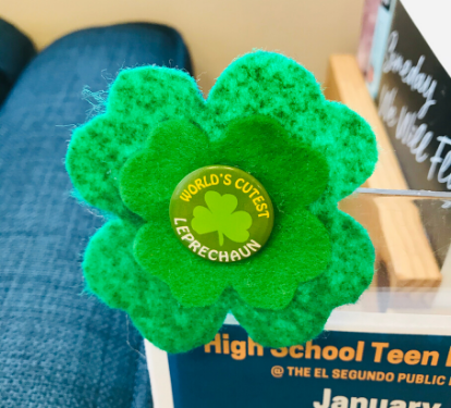 Photo of Green shamrock pin