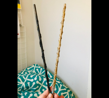 Photo of two wands