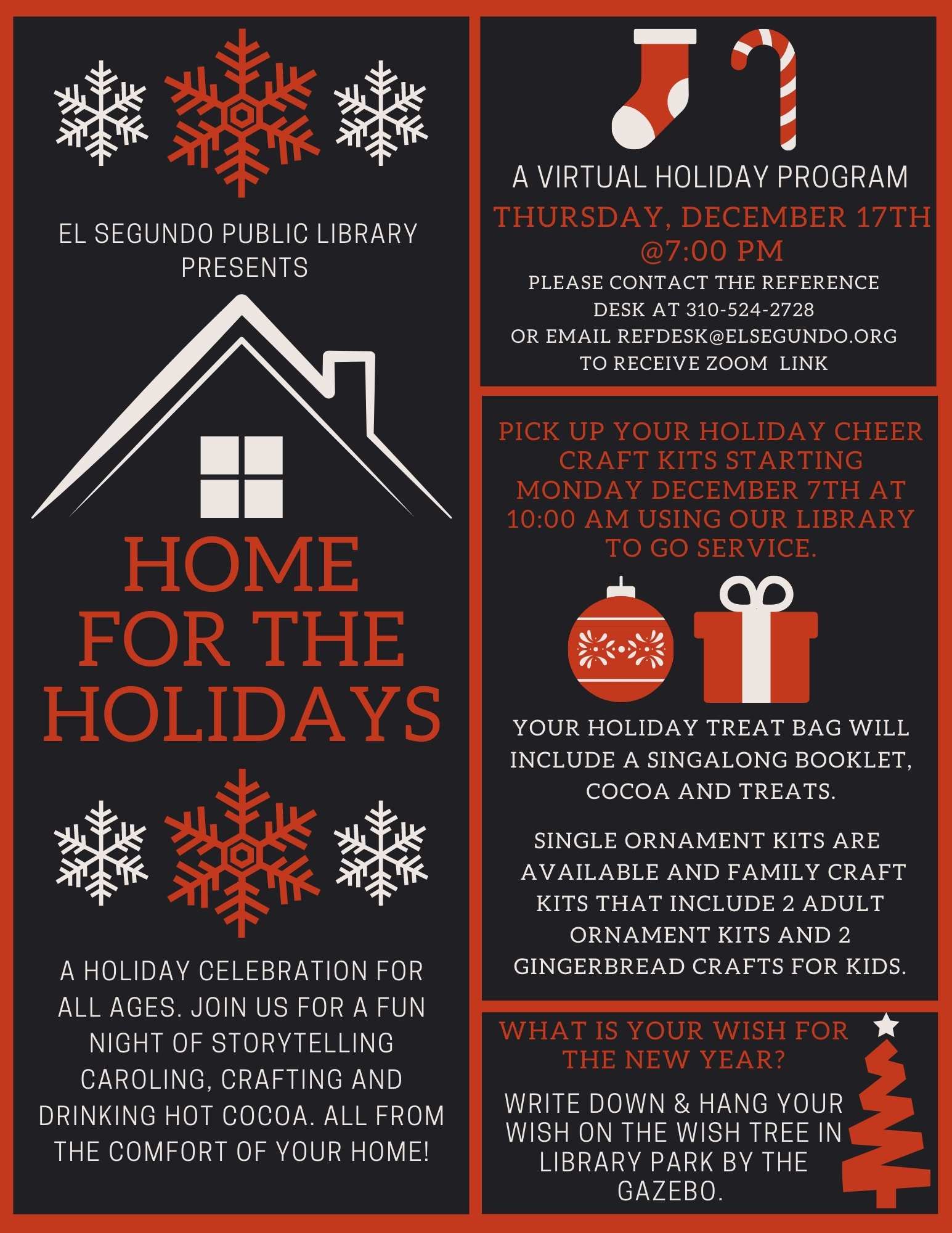 Home for the Holidays event